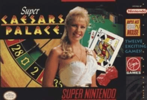 Super Caesar's Palace box art for Super Nintendo